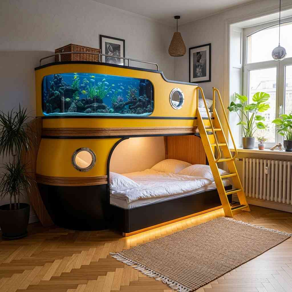 Design Ideas for Aquarium Boat Beds to Enhance Your Bedroom Décor