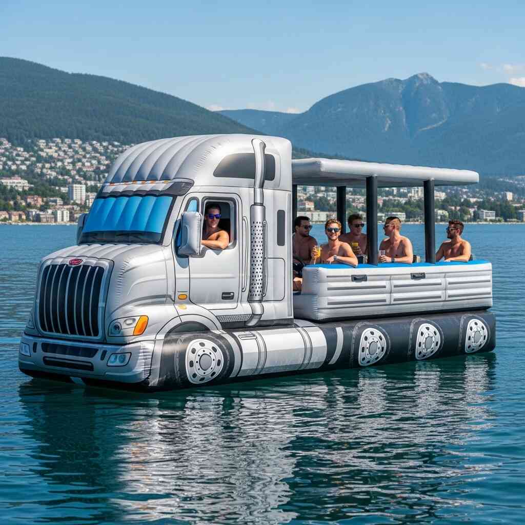 How to Plan a Fun Semi-Truck Lake Party with Creative Float Ideas