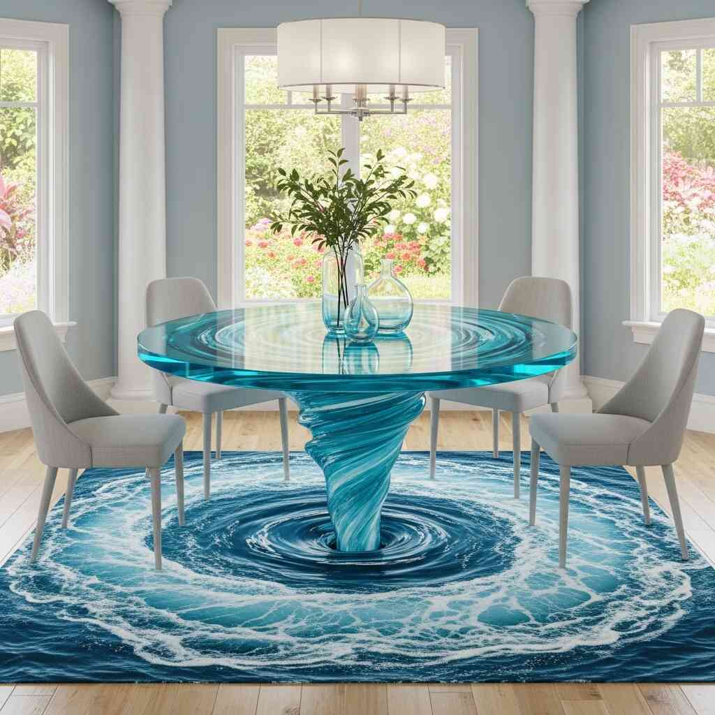 Why Water Vortex Shaped Coffee Tables Are the Ultimate Conversation ...